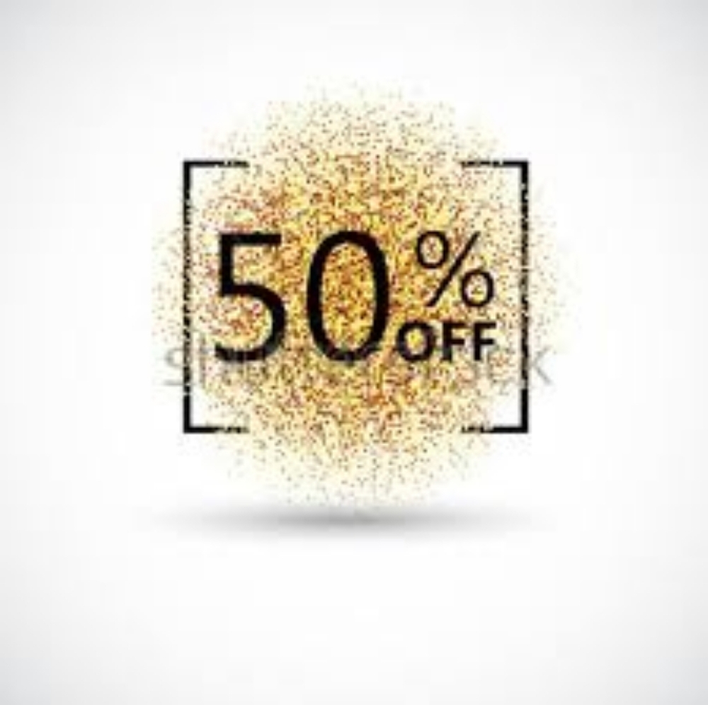 50% off all BUNDLES of 4 items or more!